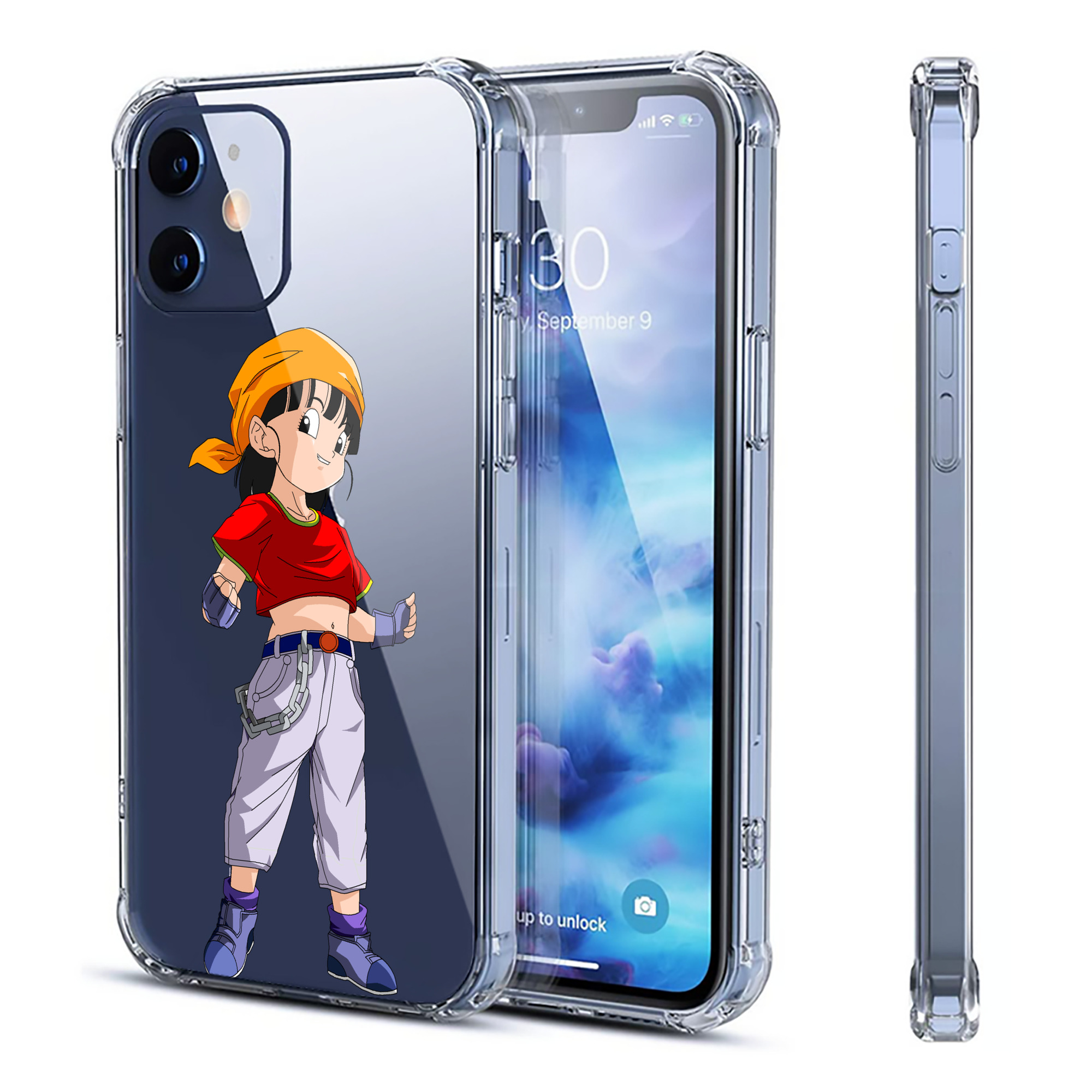 （画像用） ドラゴンボール パン DRAGON BALL Pan 【iPhone 12シリーズ対応】透明スマホケース（クリアソフトケース）